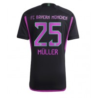 Koszulka piłkarska Bayern Munich Thomas Muller #25 Strój wyjazdowy 2023-24 tanio Krótki Rękaw